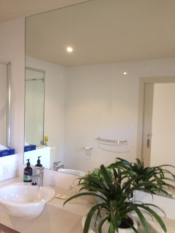 bathroom mirror supplied and installed in Rosebud