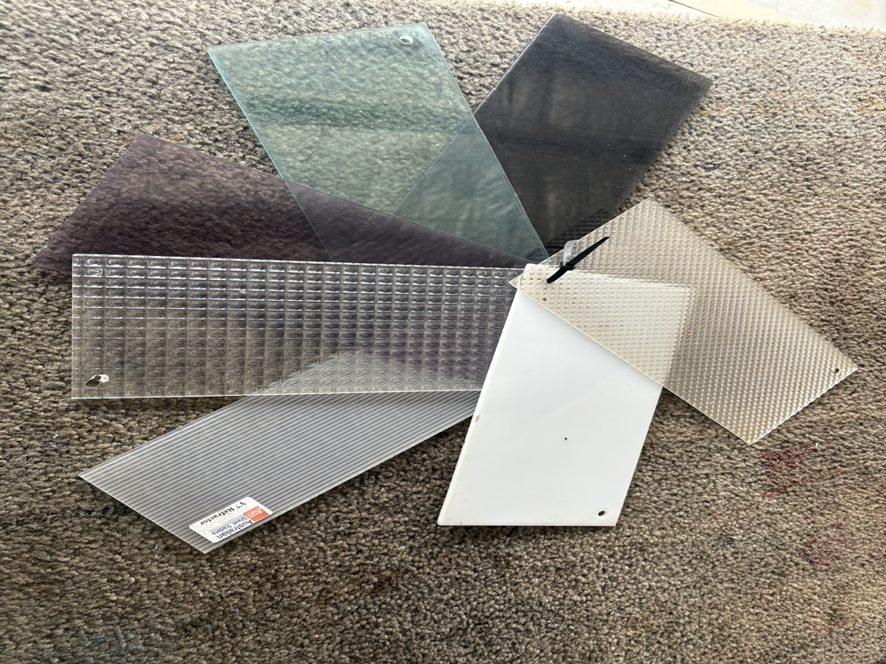 Perspex and Acrylic sheet textures for Arthurs Seat