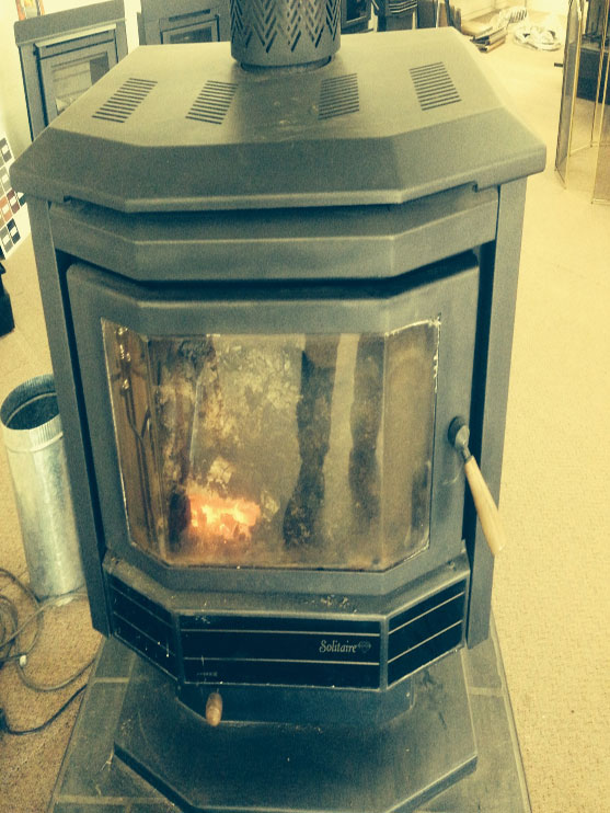 broken wood fire place glass in Dromana replaced